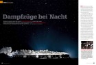 Einen seltenen Einblick in die fotografischen Aspekte der Aufnahmen zum Buch „NachtZüge“ gibt die Ausgabe 5/2011 der marktführenden Fotozeitschrift „CHIP Foto-Video“ auf 6 Seiten.